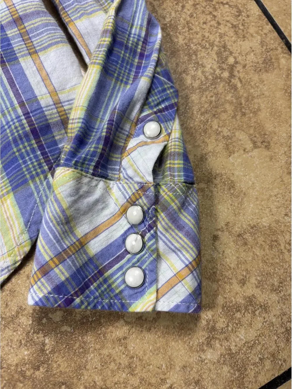 True Religion Y2K Plaid Pearl Snap Western Shirt